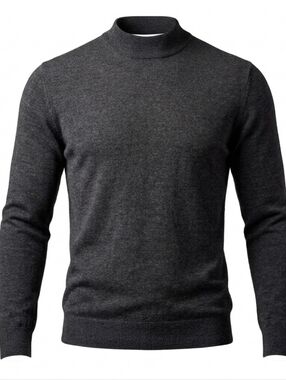 Vintage Joseph Abboud Minimalist Men's Merino Wool Capsule Black Sweater Size XL